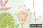 Oiseau Pastel en Fleurs Papier Peint Mural Fantaisie Florale - Vignette | Mr Papier Peint