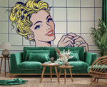 Papier peint mural femme dans le bain élégance et sérénité - Vignette | Mr Papier Peint