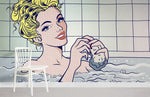 Papier peint mural femme dans le bain élégance et sérénité - Vignette | Mr Papier Peint