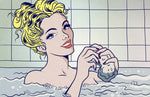 Papier peint mural femme dans le bain élégance et sérénité - Vignette | Mr Papier Peint