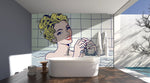 Papier peint mural femme dans le bain élégance et sérénité - Vignette | Mr Papier Peint