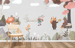 Papier peint mural Fête dans la Forêt éclat de nature et de couleur - Vignette | Mr Papier Peint