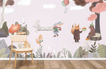 Papier peint mural Fête dans la Forêt éclat de nature et de couleur - Vignette | Mr Papier Peint