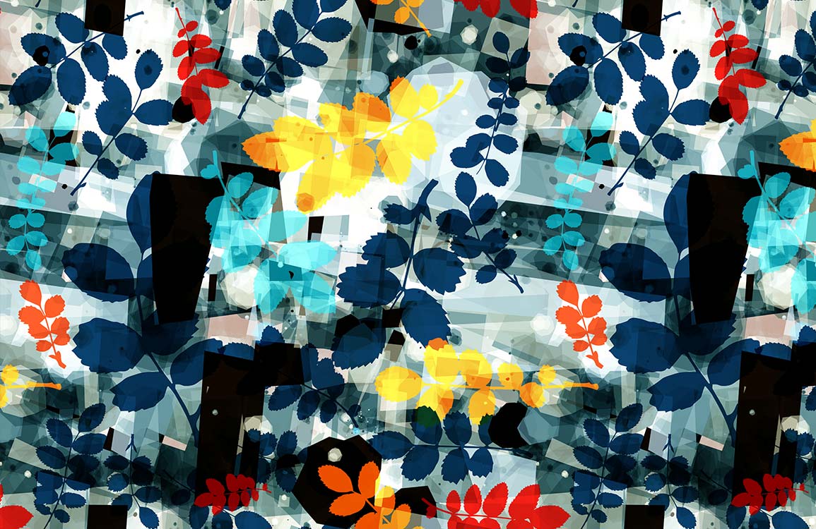 Papier Peint Mural Feuille d’Encre - Le meilleur Papier peint panoramique Sur mesure