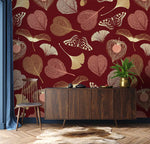 Papier Peint Mural Feuilles Élancées Élégance Naturelle - Vignette | Mr Papier Peint