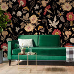 Papier peint mural Feuilles et fleurs d'automne - Vignette | Mr Papier Peint