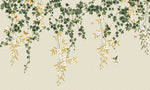 Papier peint mural feuilles pleureuses pour chambre apaisante - Vignette | Mr Papier Peint