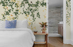 Papier peint mural feuilles pleureuses pour chambre apaisante - Vignette | Mr Papier Peint