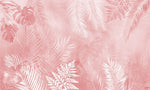Rêve d’Enfant sous Feuilles Tropicales Roses Papier Peint Mural - Vignette | Mr Papier Peint