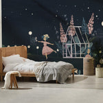Papier peint mural Fille dans le champ évasion poétique et sérénité - Vignette | Mr Papier Peint