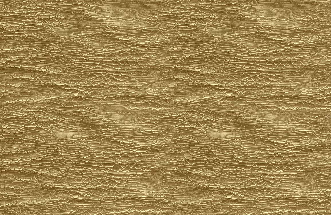 Surface dorée texturée avec fissures minuscules pour peinture murale fissures et mural fissures dorées