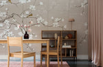 Papier peint mural fleur Magnolia Pure pour salle à manger apaisante - Vignette | Mr Papier Peint