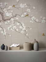 Papier peint mural fleur Magnolia Pure pour salle à manger apaisante - Vignette | Mr Papier Peint