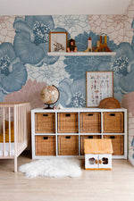 Papier peint mural fleur Jardin Secret aux Couleurs Enchantées - Vignette | Mr Papier Peint