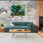 Papier peint mural fleurs Épanouies oasis florale et charme intemporel - Vignette | Mr Papier Peint