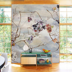 Papier peint mural fleurs Épanouies oasis florale et charme intemporel - Vignette | Mr Papier Peint