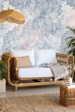 Élégance florale avec papier peint mural fleurs de pivoine - Vignette | Mr Papier Peint