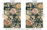 Papier peint mural Fleurs Dorées - Vignette | Mr Papier Peint