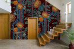 Papier peint mural Fleurs Épineuses poésie sauvage pour votre intérieur - Vignette | Mr Papier Peint