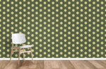 Papier peint mural Fleurs Hexagonales - Vignette | Mr Papier Peint