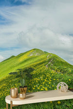 Papier peint mural Fleurs sur la montagne - Vignette | Mr Papier Peint
