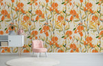 Papier peint mural floral éclatant et harmonieux - Vignette | Mr Papier Peint