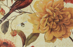 Éclat doré sur murs Peint mural floral vintage jaune - Vignette | Mr Papier Peint