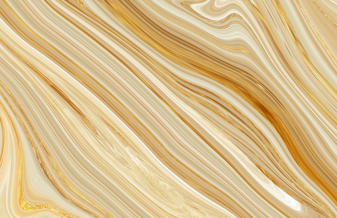 Alt text pour le mural flux jaune avec motif marbré liquide abstrait, papier peint mural