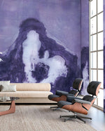 Papier peint mural Fondant Violet Douceur et Sérénité pour le Salon - Vignette | Mr Papier Peint