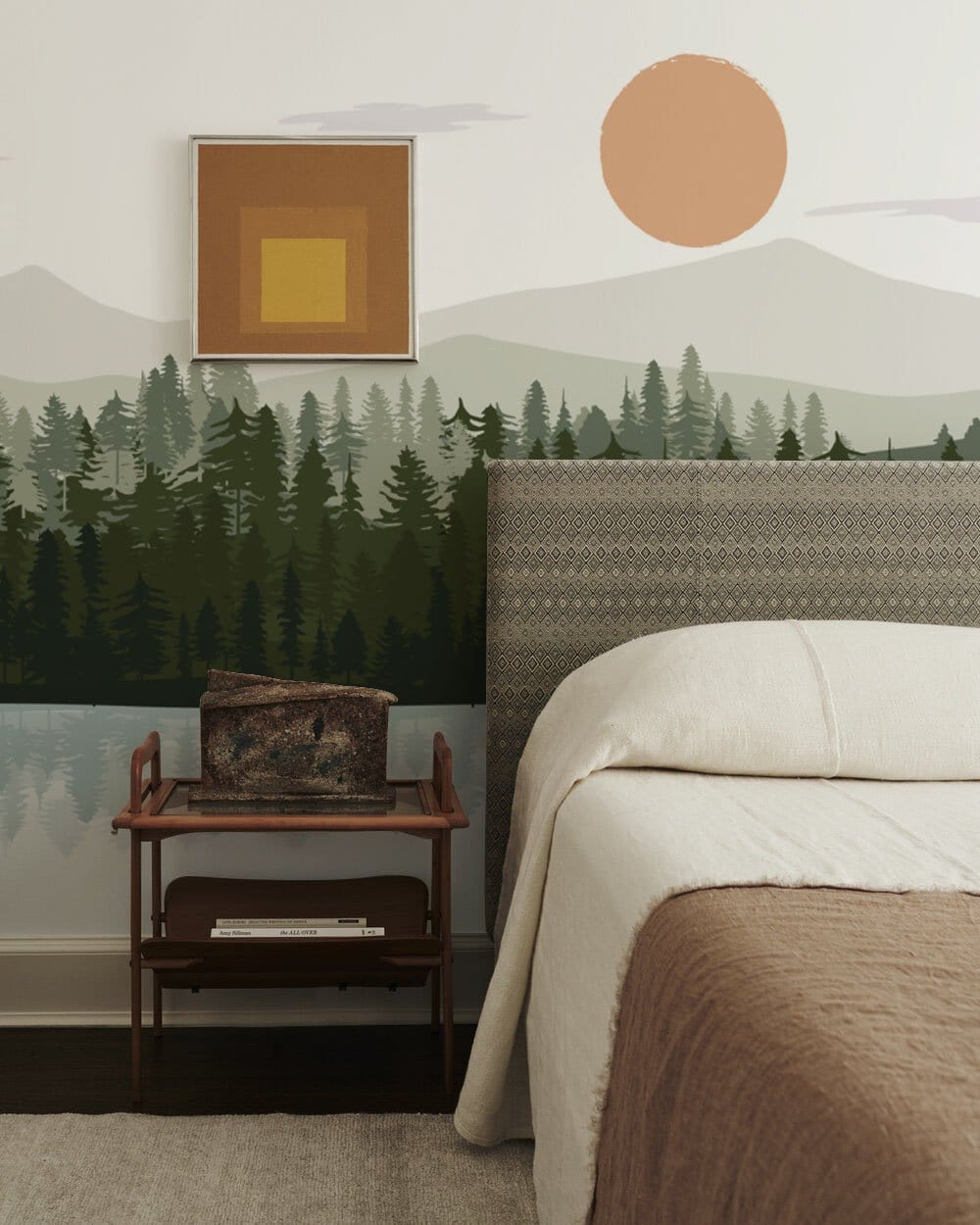 Papier peint mural Forêt au lever du soleil - Le meilleur Papier peint panoramique Sur mesure