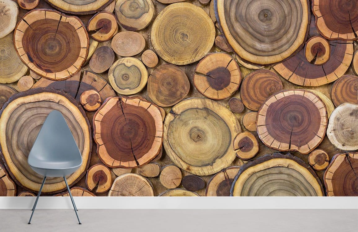 Papier peint mural Forêt Colorée - Le meilleur Papier peint panoramique Sur mesure
