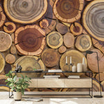 Mural Forêt Colorée Éveil Naturel avec Papier Peint Mural Forêt - Vignette | Mr Papier Peint