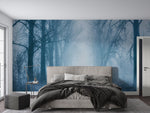 Papier peint mural Forêt dans le Brouillard ambiance mystique et paisible - Vignette | Mr Papier Peint
