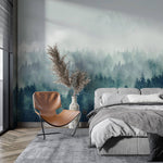 Mural Forêt Plongée dans l’Atmosphère Mystique de la Brume - Vignette | Mr Papier Peint