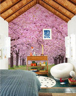 Papier peint mural Forêt de Sakura - Vignette | Mr Papier Peint