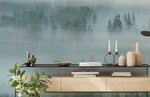 Évasion Bohème avec Papier Peint Mural Forêt et Table Console Moderne - Vignette | Mr Papier Peint