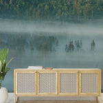 Évasion Bohème avec Papier Peint Mural Forêt et Table Console Moderne - Vignette | Mr Papier Peint