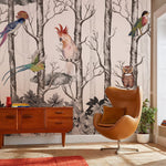 Papier peint mural Forêt des Oiseaux II - Vignette | Mr Papier Peint