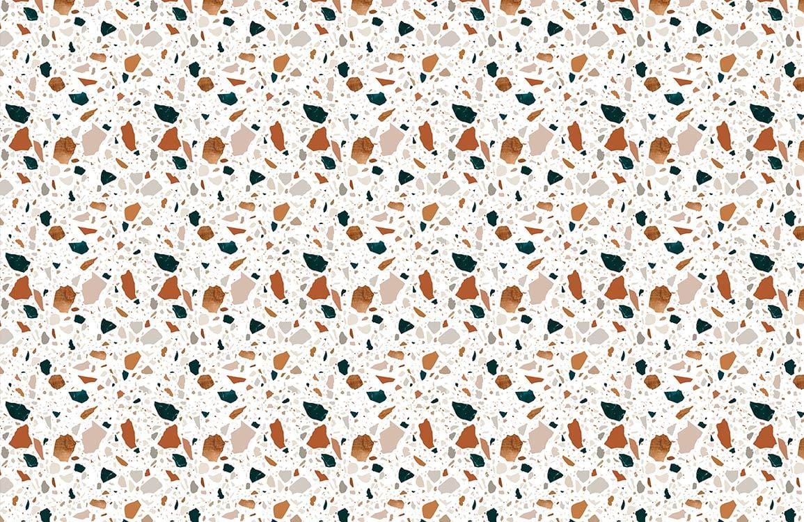 Papier Peint Mural Fragments de Terrazzo - Le meilleur Papier peint panoramique Sur mesure