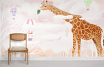 Papier peint mural Girafe & Ballon II - Vignette | Mr Papier Peint