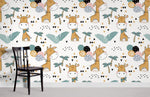 Papier peint mural Girafe et Ballons - Vignette | Mr Papier Peint