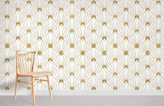 Papier Peint Mural Golden Art II - Le meilleur Papier peint panoramique Sur mesure