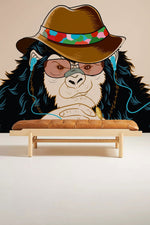 Mural Gorille Cowboy Esprit Sauvage et Aventure sur Papier Peint Mural - Vignette | Mr Papier Peint
