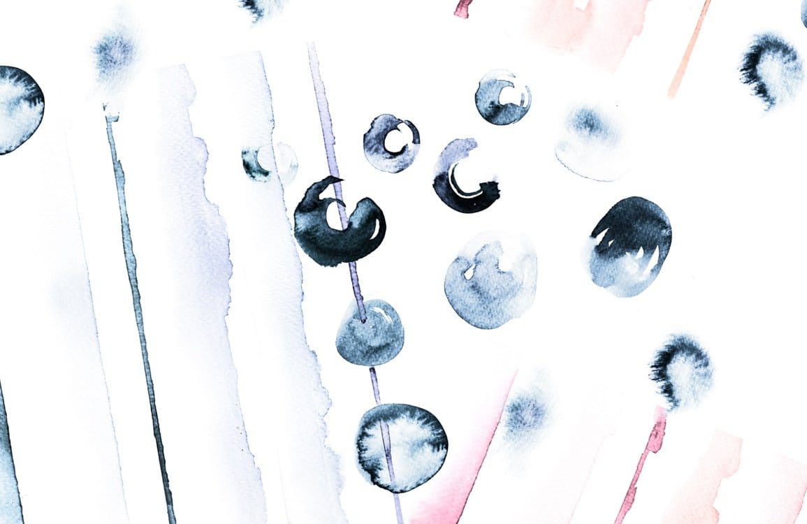 Image d’une peinture abstraite en aquarelle pour le papier peint mural Goutte de pluie