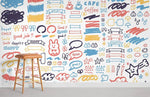 Papier peint mural graffiti éclat de couleur et créativité intérieure - Vignette | Mr Papier Peint