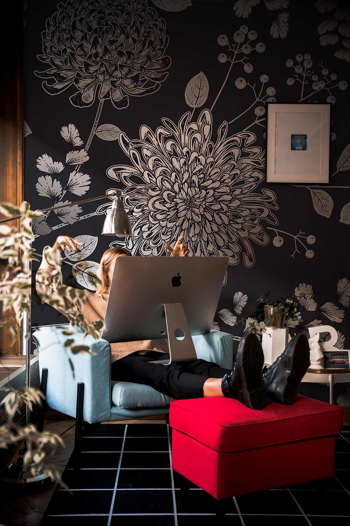 Papier peint mural gratuit de chrysanthèmes - Le meilleur Papier peint panoramique Sur mesure