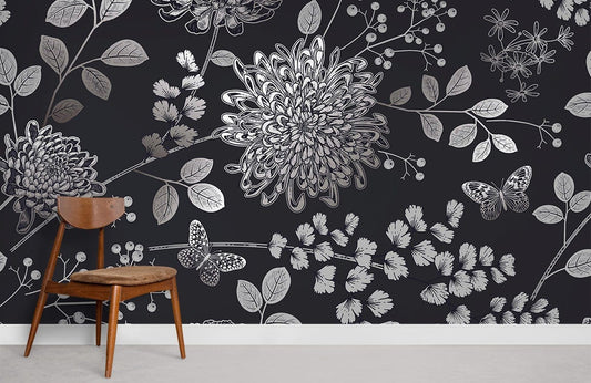 Papier peint mural gratuit de chrysanthèmes - Le meilleur Papier peint panoramique Sur mesure