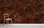 Papier peint mural gravier fissuré marron foncé - Vignette | Mr Papier Peint