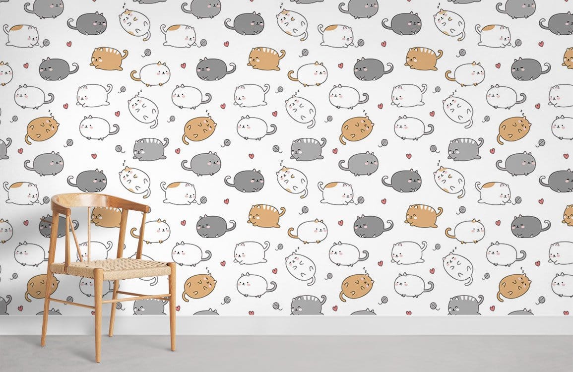 Papier peint mural Gros Chats - Le meilleur Papier peint panoramique Sur mesure