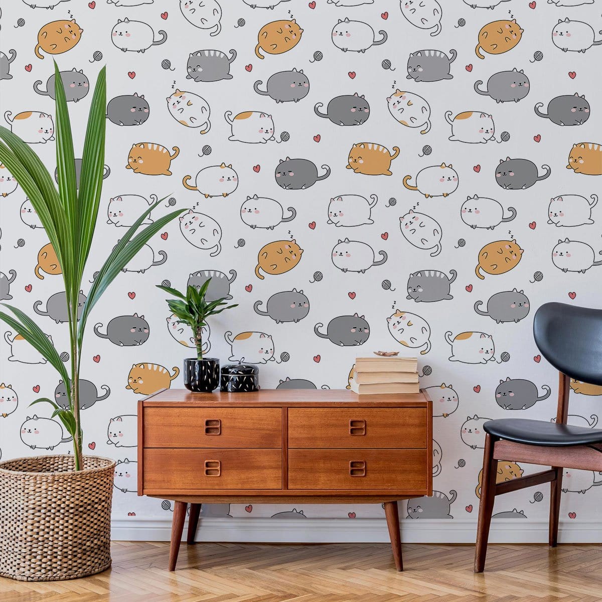 Papier peint mural Gros Chats - Le meilleur Papier peint panoramique Sur mesure